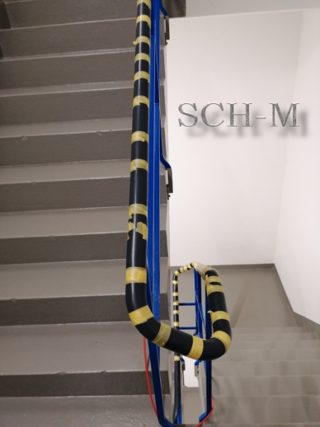 PVC Handlauf Typ. HL31 für 1 Zoll Rohr 33,7mm